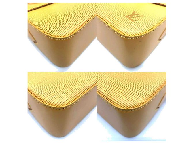 Borsa a spalla in pelle Epi gialla Louis Vuitton M52209 Giallo - vista 3