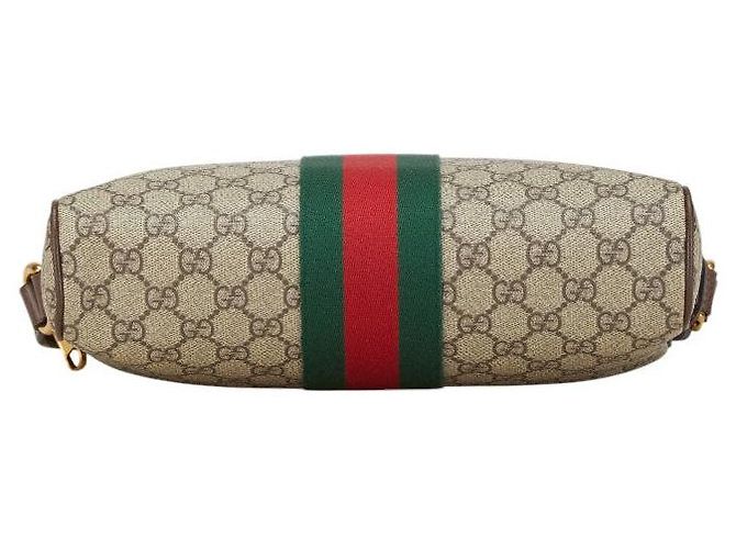 Gucci Ophidia GG Supreme Schultertasche Beige Braun - vista 3