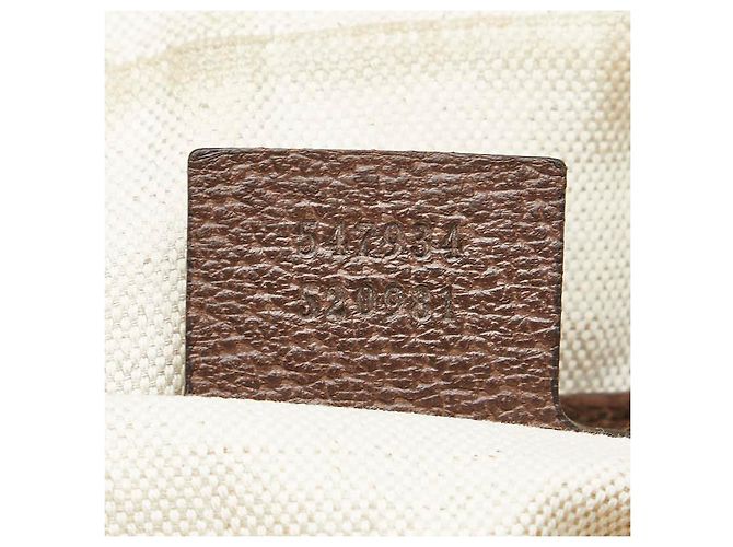 Gucci Ophidia GG Supreme Schultertasche Beige Braun - vista 8