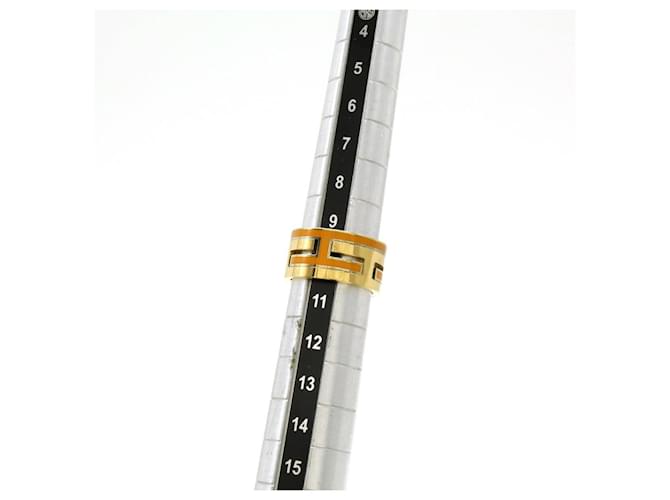 Ring Hermès Anello Ash in argento e oro Hermes Move Arancione - vista 3