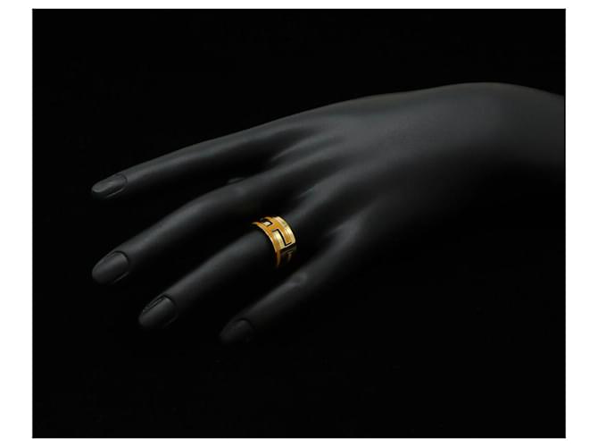 Ring Hermès Anello Ash in argento e oro Hermes Move Arancione - vista 5