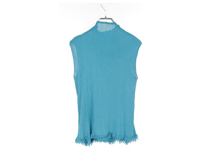 Issey Miyake Polyester See Through Crepe Shirt - view 2
