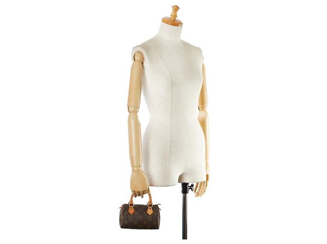 Sac à main Nano Speedy M81085 de Louis Vuitton Marron - vue 12
