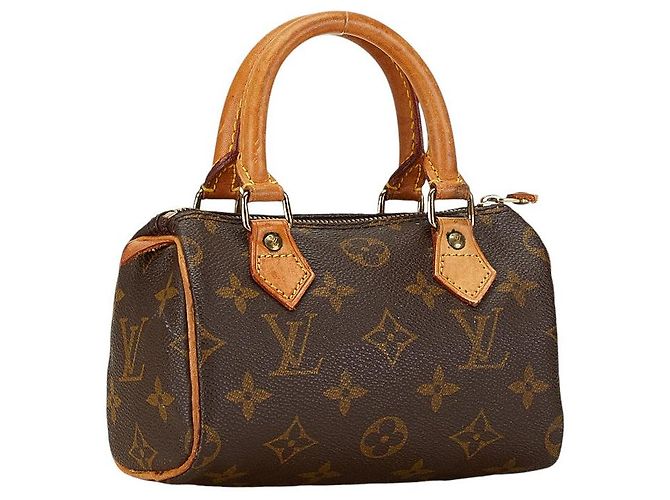 Sac à main Nano Speedy M81085 de Louis Vuitton Marron - vue 2
