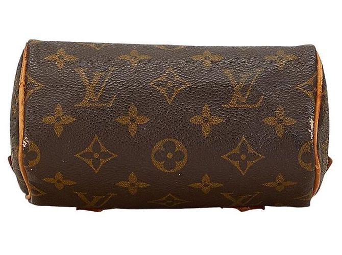Sac à main Nano Speedy M81085 de Louis Vuitton Marron - vue 4