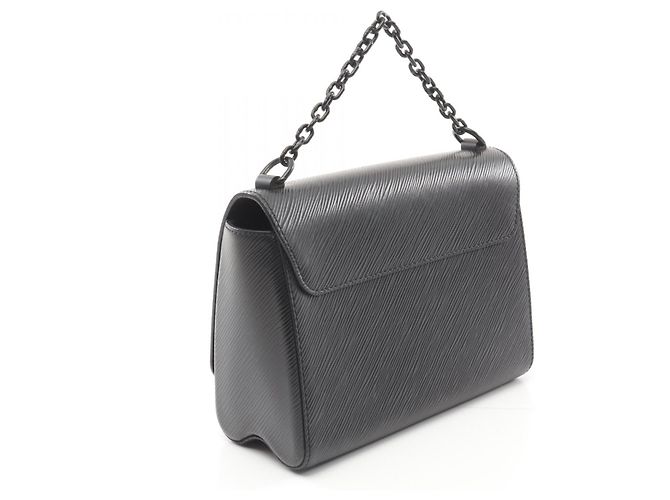 Louis Vuitton Twist MM Lederhandtasche M55858 Schwarz - Ansicht 2
