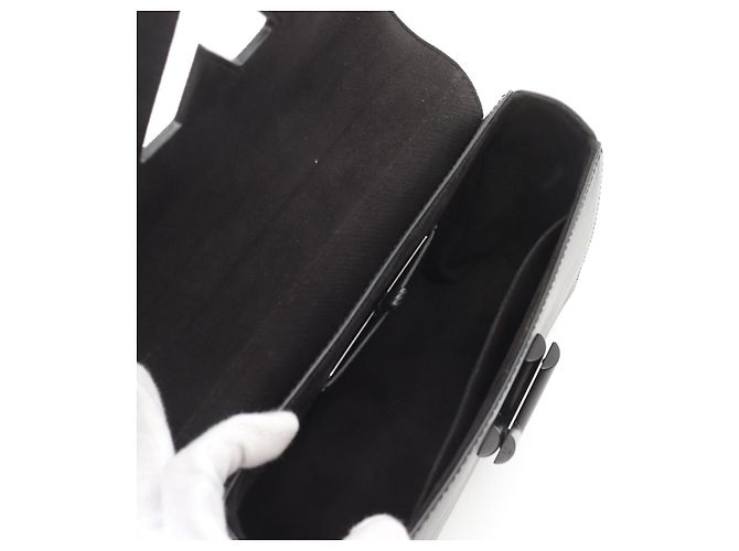 Louis Vuitton Twist MM Lederhandtasche M55858 Schwarz - Ansicht 3