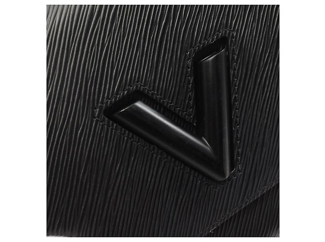 Louis Vuitton Twist MM Lederhandtasche M55858 Schwarz - Ansicht 7