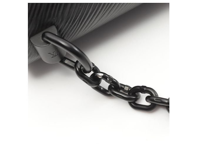 Louis Vuitton Twist MM Lederhandtasche M55858 Schwarz - Ansicht 8