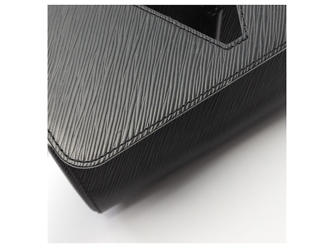 Louis Vuitton Twist MM Lederhandtasche M55858 Schwarz - Ansicht 9
