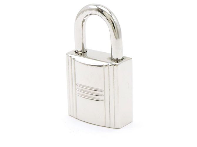 Hermès Lucchetto in metallo Hermes No.100 con chiave Argento - vista 3