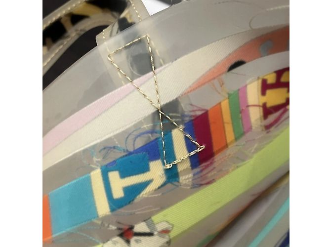 Hermès Louvre Museum Limited Edition Tragetasche Mehrfarben - Ansicht 9