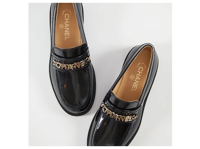 Stivaletti Chanel in pelle nera Nero - vista 5