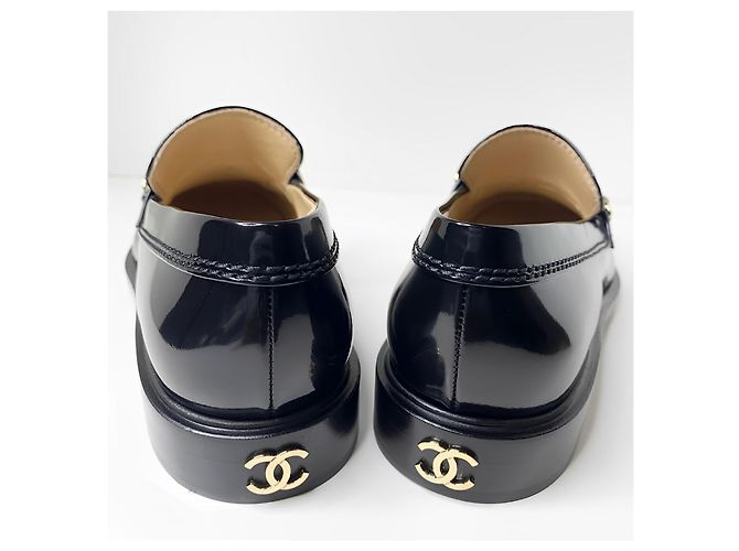 Stivaletti Chanel in pelle nera Nero - vista 6