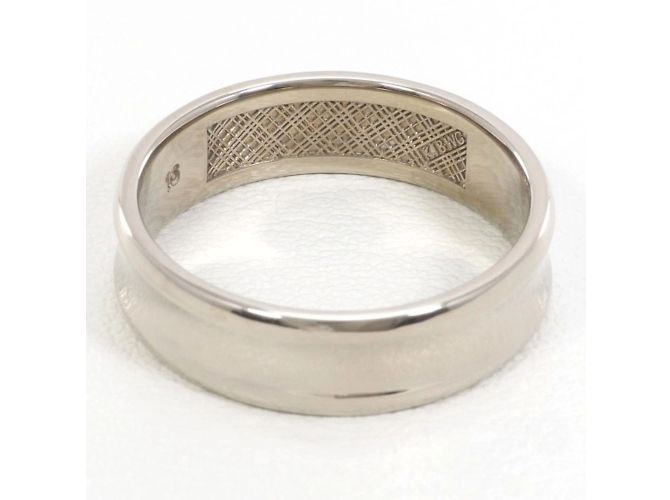 Burberry 18K White Gold Band Ring - view 4