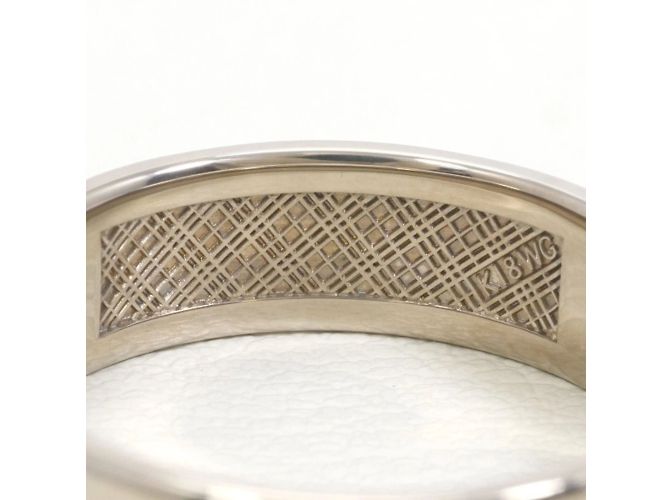 Burberry 18K White Gold Band Ring - view 6