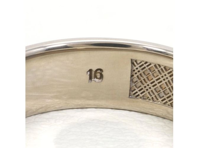 Burberry 18K White Gold Band Ring - view 7