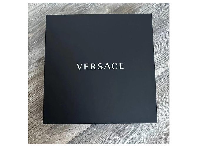 Frisbee FreeStyle en plastique blanc/jaune Medusa de Versace - vue 3