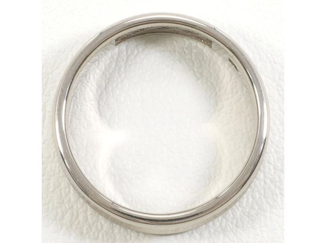 Anel de banda em ouro branco 18K Burberry - vista 2