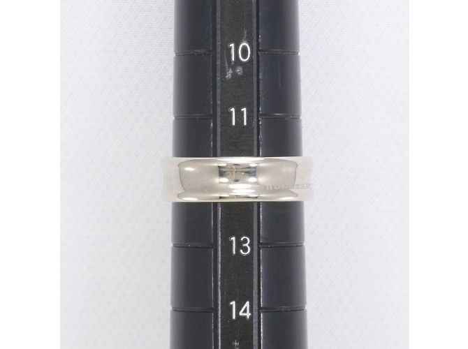 Anel de banda em ouro branco 18K Burberry - vista 5
