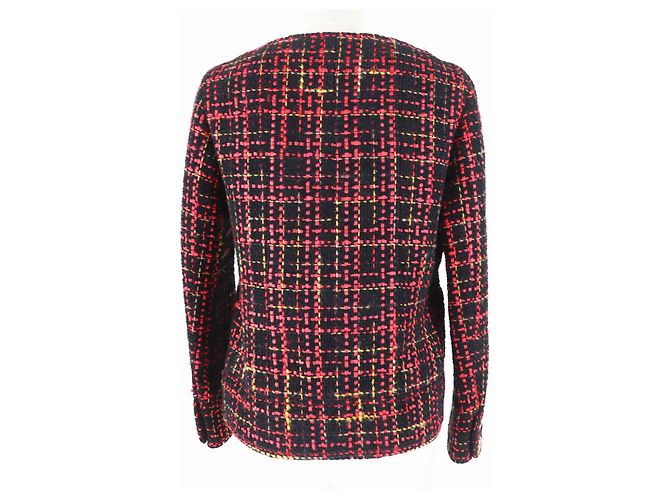 Chaqueta de tweed sin cuello Chanel P73176 - vista 4
