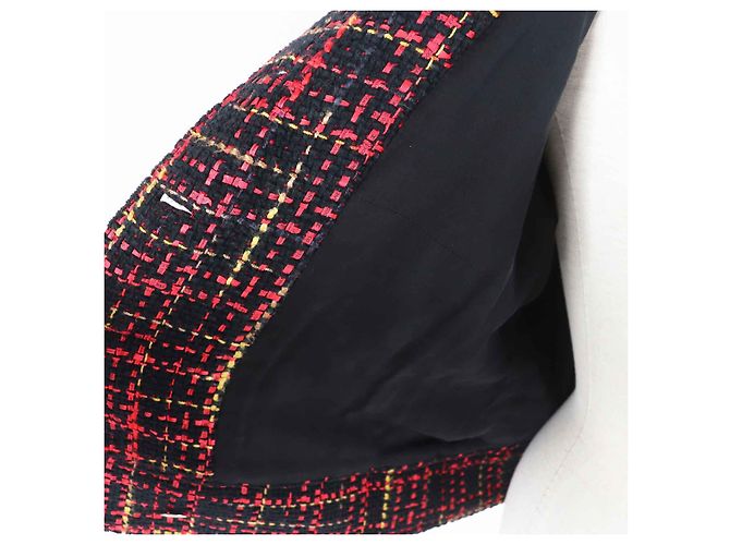 Chaqueta de tweed sin cuello Chanel P73176 - vista 5