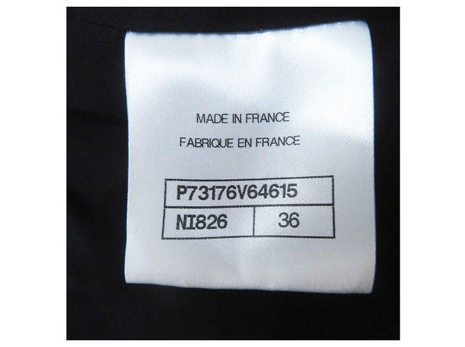 Chaqueta de tweed sin cuello Chanel P73176 - vista 8