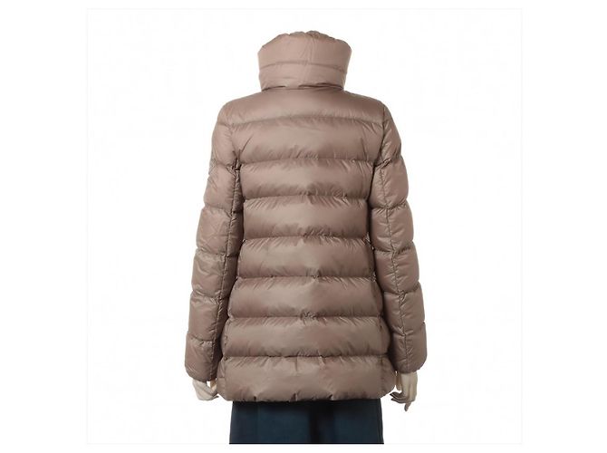 Chaqueta de Plumas Moncler Torcon Gris Rosa Beige - vista 2