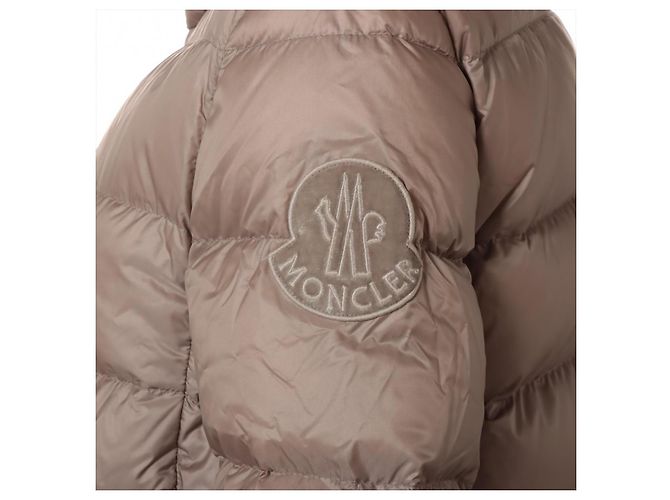 Chaqueta de Plumas Moncler Torcon Gris Rosa Beige - vista 3