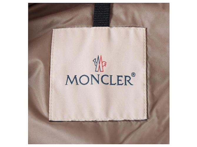 Chaqueta de Plumas Moncler Torcon Gris Rosa Beige - vista 7