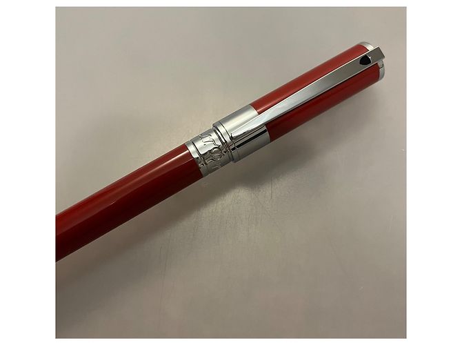 St Dupont D-Initial Stift in Rot - Ansicht 7