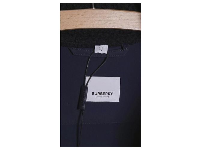 Abrigo acolchado negro con cinturón Eppingham de Burberry Azul marino - vista 3