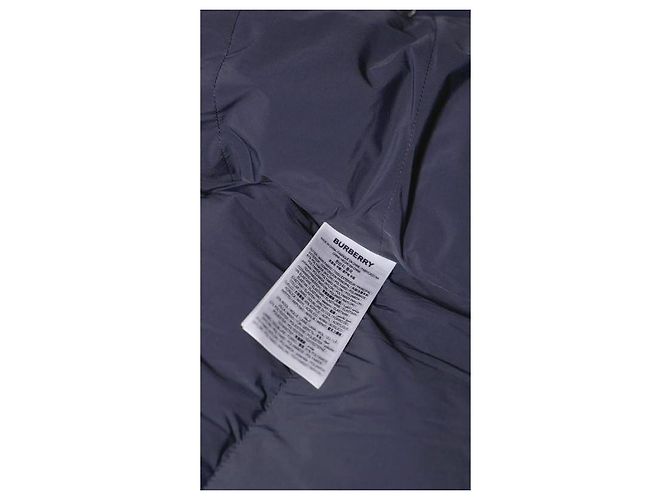 Abrigo acolchado negro con cinturón Eppingham de Burberry Azul marino - vista 5