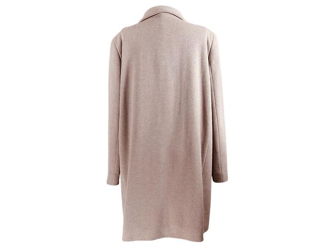 Autre Marque Cinzia Rocca Abrigo Beige de Mezcla de Cachemira y Lana - vista 5