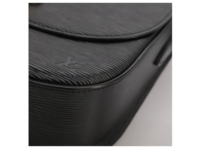 Saint-Cloud LOUIS VUITTON Epi Saint Cloud GM Borsa a Spalla Nera M52192 LV Auth ep7029 Nero - vista 15