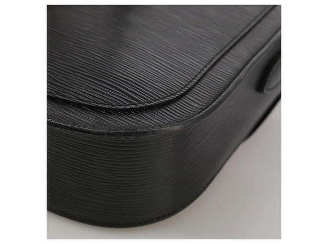 Saint-Cloud LOUIS VUITTON Epi Saint Cloud GM Borsa a Spalla Nera M52192 LV Auth ep7029 Nero - vista 17