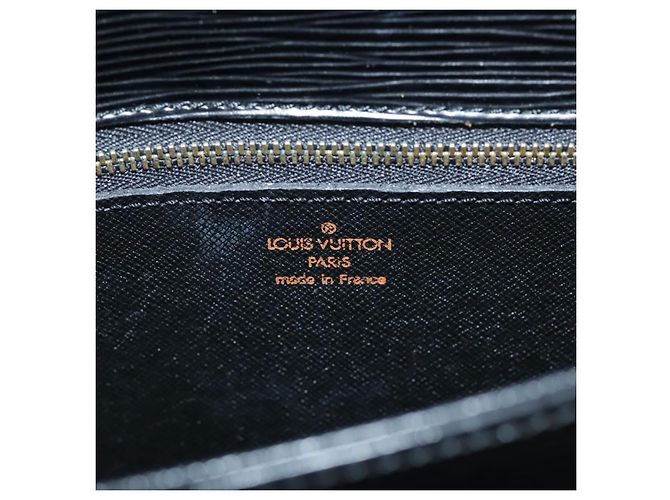 Saint-Cloud LOUIS VUITTON Epi Saint Cloud GM Borsa a Spalla Nera M52192 LV Auth ep7029 Nero - vista 19