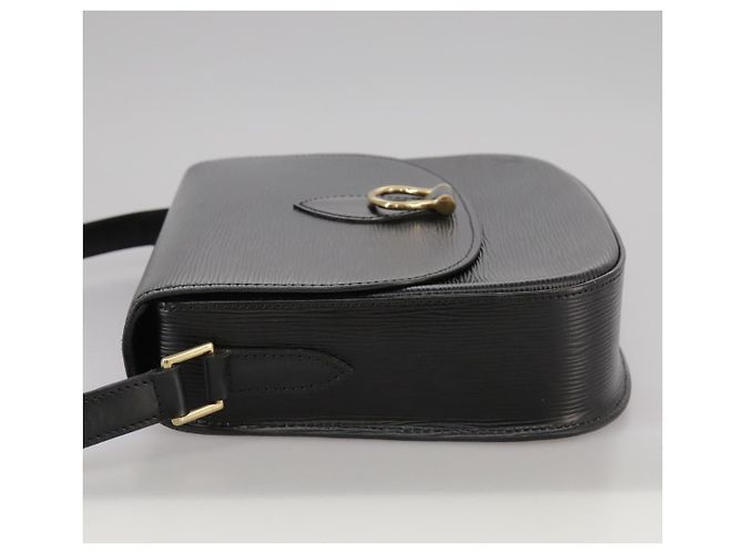 Saint-Cloud LOUIS VUITTON Epi Saint Cloud GM Borsa a Spalla Nera M52192 LV Auth ep7029 Nero - vista 3