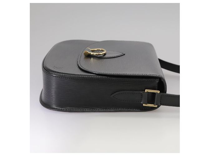 Saint-Cloud LOUIS VUITTON Epi Saint Cloud GM Borsa a Spalla Nera M52192 LV Auth ep7029 Nero - vista 4