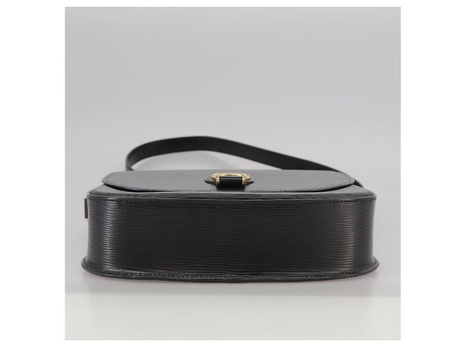 Saint-Cloud LOUIS VUITTON Epi Saint Cloud GM Borsa a Spalla Nera M52192 LV Auth ep7029 Nero - vista 5