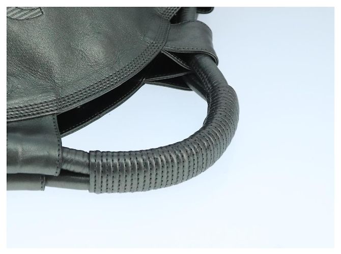 LOEWE Anagram Nappa Aire Borsa in Pelle Gunmetal Auth ep6842 Metallico - vista 7