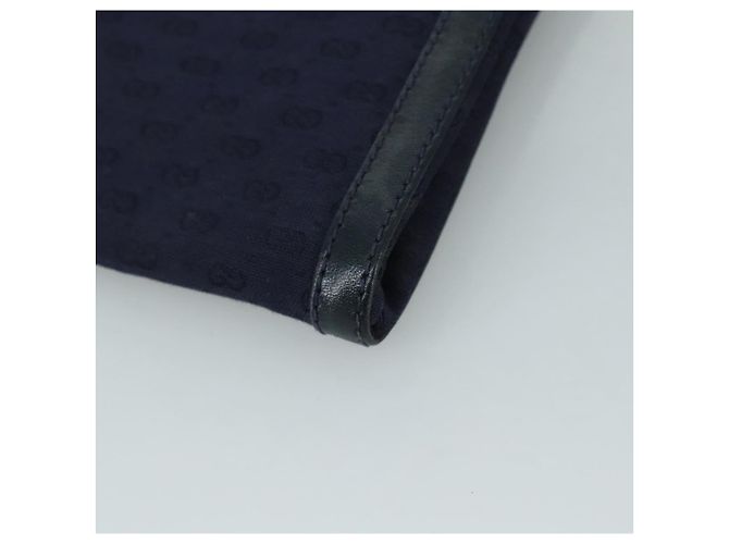 Borsa a spalla in tela Micro GG di GUCCI Navy Auth ac3454 Blu navy - vista 10