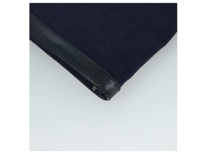 Borsa a spalla in tela Micro GG di GUCCI Navy Auth ac3454 Blu navy - vista 13