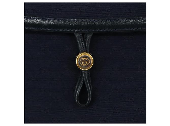 Borsa a spalla in tela Micro GG di GUCCI Navy Auth ac3454 Blu navy - vista 14