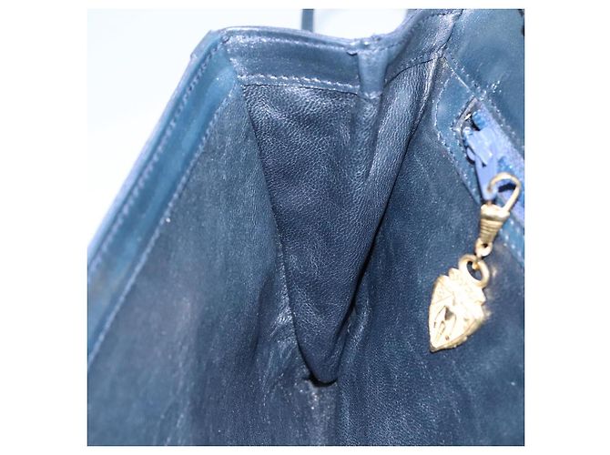 Borsa a spalla in tela Micro GG di GUCCI Navy Auth ac3454 Blu navy - vista 19