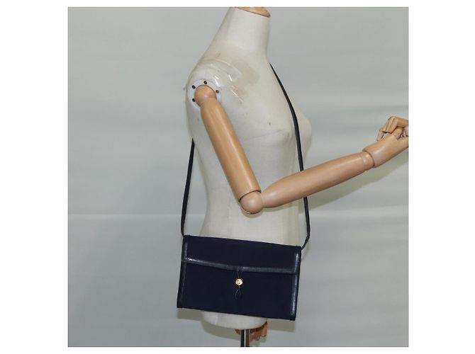 Borsa a spalla in tela Micro GG di GUCCI Navy Auth ac3454 Blu navy - vista 21
