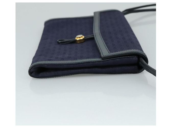 Borsa a spalla in tela Micro GG di GUCCI Navy Auth ac3454 Blu navy - vista 4