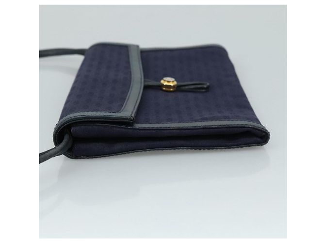 Borsa a spalla in tela Micro GG di GUCCI Navy Auth ac3454 Blu navy - vista 5