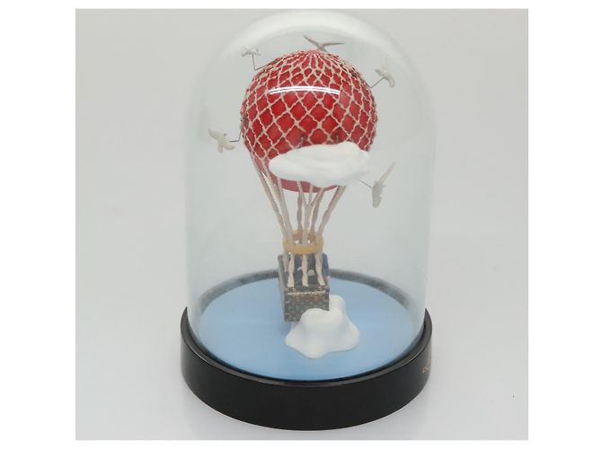 LOUIS VUITTON Snow Globe Balloon VIP Only Clear Red LV Auth ac3487 - view 3
