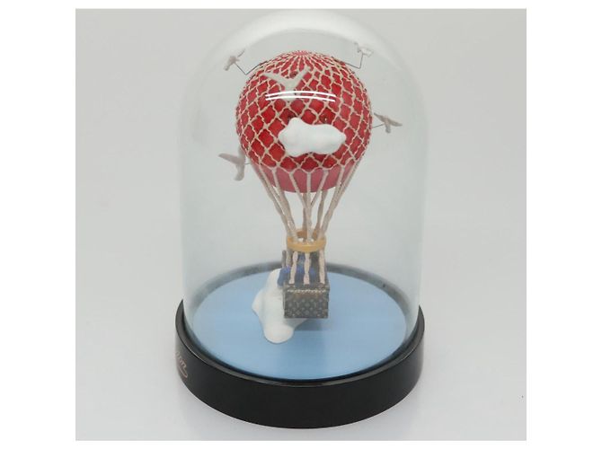 LOUIS VUITTON Snow Globe Balloon VIP Only Clear Red LV Auth ac3487 - view 4